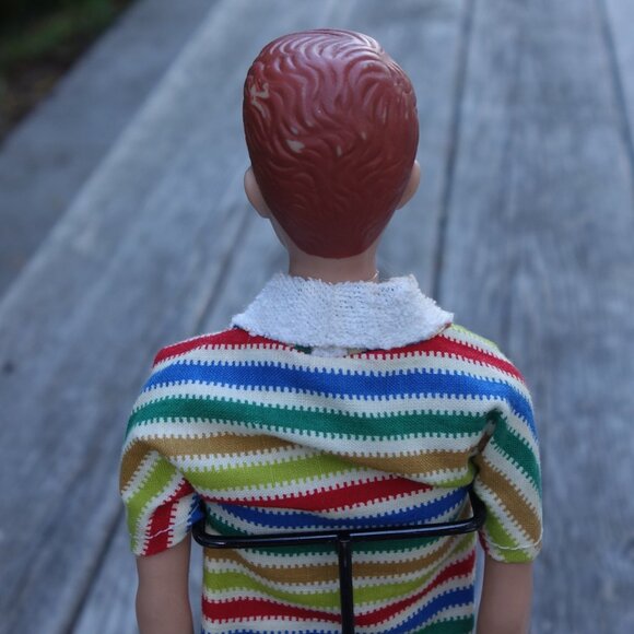 Vintage 1963 Allan HE'S KEN'S BUDDY BY MATTEL Doll with Stand STOCK NO. 1000 - Picture 8 of 16